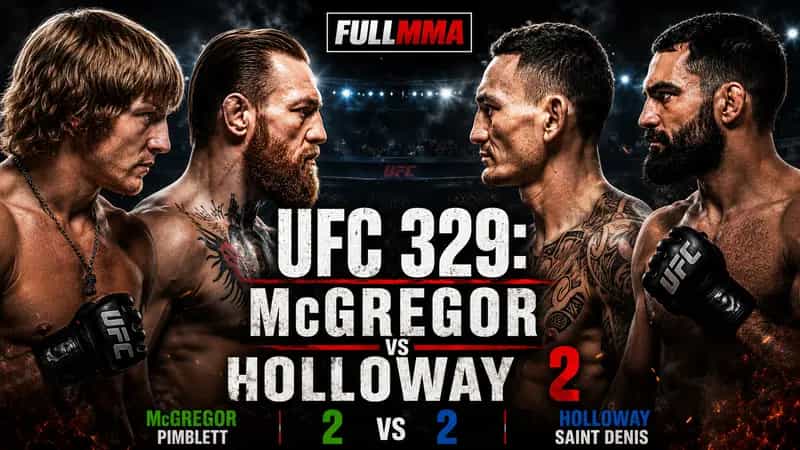 UFC 329: ¡Conor McGregor Se Lesiona Nuevamente y Cae Derrota ante Holloway! ¡Paddy Pimblett Somete a Benoit Saint Denis en el Primer Asalto!