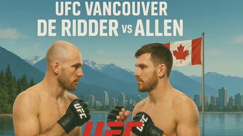 UFC Vancouever: ¡Brendan Allen Derrota a Reiner De Ridder Por Rendición en el Cuarto Asalto!