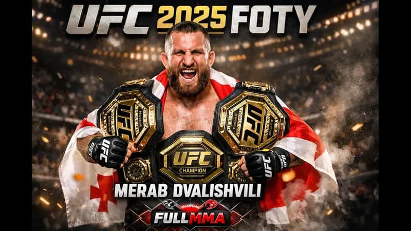 Merab Dvalishvili: ¡El Peleador del Año de FULLMMA 2025!