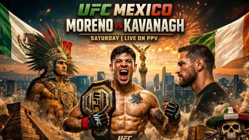 UFC México: ¡Loneer Kavanagh Derrota a Brandon Moreno por Decisión Unánime!