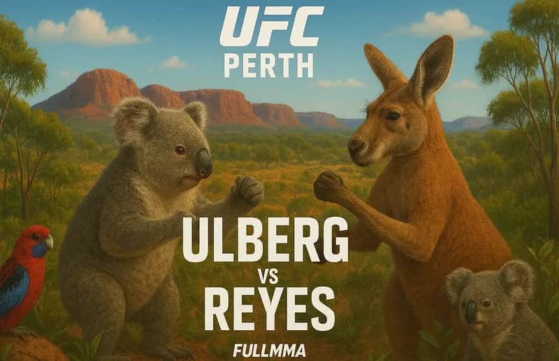 UFC Perth: ¡Carlos Ulberg Noquea a Dominick Reyes en el Primer Asalto!