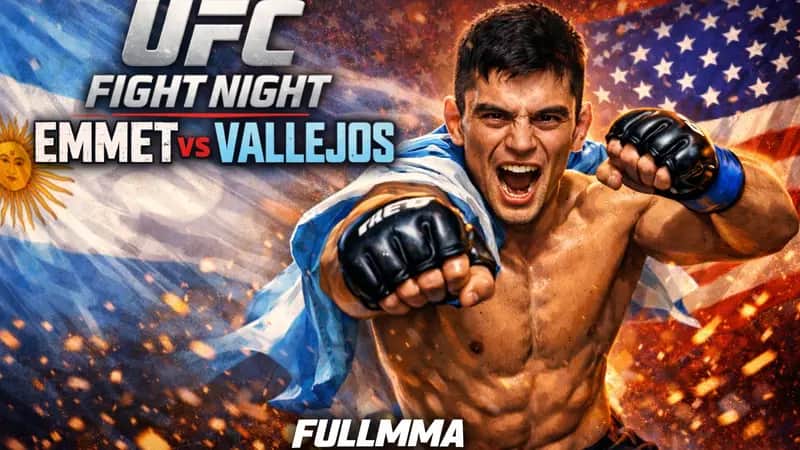 UFC Fight Night: ¡Kevin Vallejos Noquea a Josh Emmet en el Primer Asalto!
